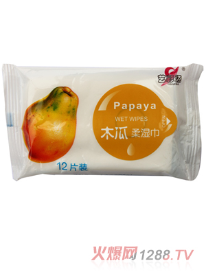 藝彩源木瓜柔濕巾