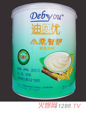 迪貝優(yōu)小米智護營養(yǎng)米粉罐裝