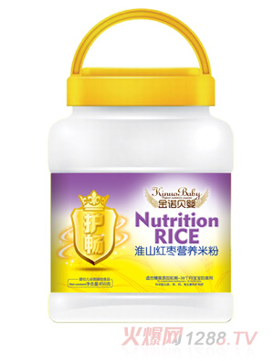 金諾貝嬰護(hù)暢淮山紅棗營(yíng)養(yǎng)米粉