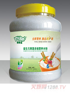 嘟嘟寶益生元果蔬多維營養(yǎng)米粉