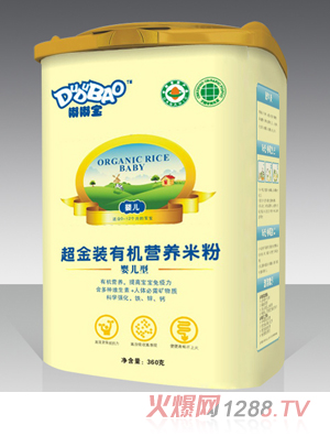 嘟嘟寶yinge型超金裝有機(jī)營(yíng)養(yǎng)米粉