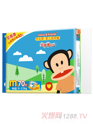 朱利斯至尊薄yinge紙尿褲M70片