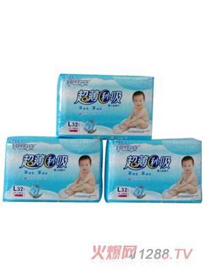 舒心安安超薄秒吸紙尿片