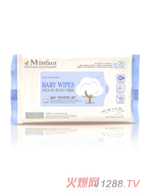 棉新-棉柔潤膚yinge濕巾20片裝