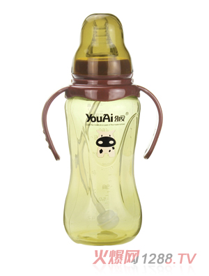 幼愛PP標口帶柄自動吸尊貴經(jīng)典奶瓶240ml