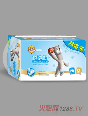 康比利倍能吸yinge紙尿褲M(mǎn)碼12片