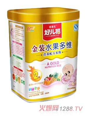 好兒福水果多維桶裝米粉