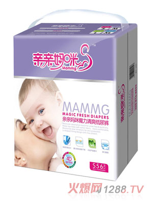親親媽咪魔力清爽大包裝紙尿褲S56片