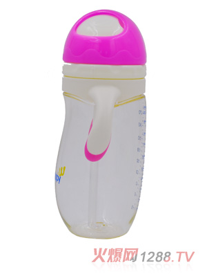 喂嗨皮300ml旋轉(zhuǎn)蘑菇頭PA學(xué)飲杯紅色