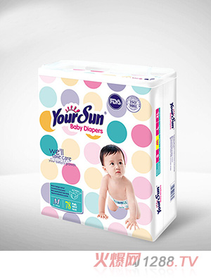 怡兒爽嬰兒紙尿褲M78片