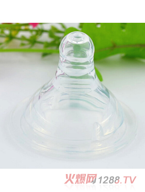 聰貝寬口十字孔硅膠奶嘴