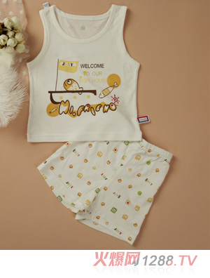 金色小魚(yú)麻塞爾纖維單面小魚(yú)背心套