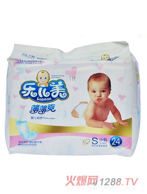 樂兒美薄薄爽yinge紙尿片S碼24片