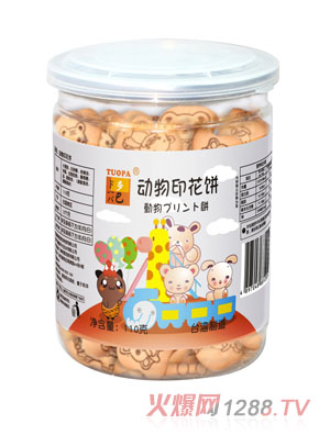多巴動物印花餅