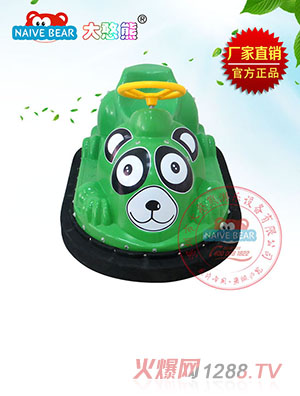 大憨熊大狗熊咪咪碰碰車(chē)（綠色）