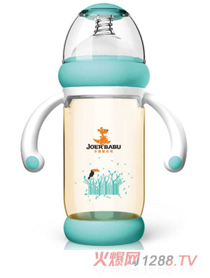 С����Ͳ�PPSU���C�Ԅ�(d��ng)������ƿ240ml�{(l��n)ɫ