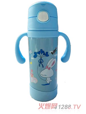 好樂(lè)嬰藍(lán)色水杯