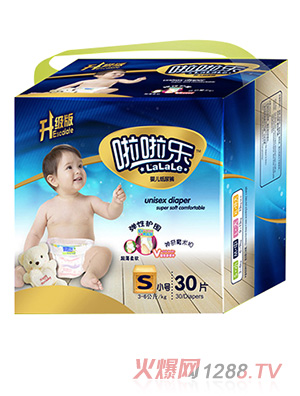 啦啦樂(lè)升級(jí)版紙尿褲S30片
