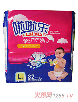啦啦樂(lè)yinge紙尿褲L32片