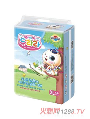 嘟啦啦負(fù)離子yinge紙尿褲XL44片大包