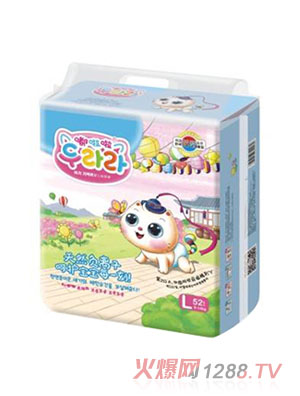 嘟啦啦負(fù)離子yinge紙尿褲L52片大包