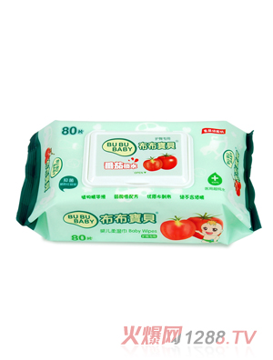 布布寶貝嬰兒高級(jí)版護(hù)臀(帶蓋)柔濕巾1包