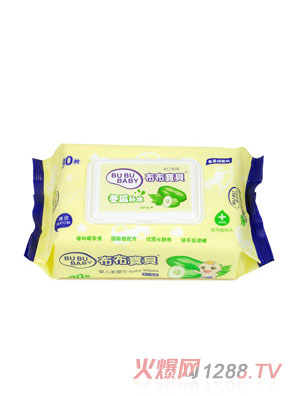 布布寶貝嬰兒高級(jí)版手口(帶蓋)柔濕巾1包