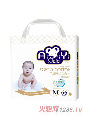 艾依依經(jīng)典超薄紙尿片M66片