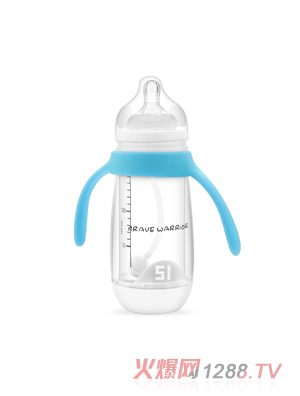 虎士智能溫顯奶瓶藍(lán)色