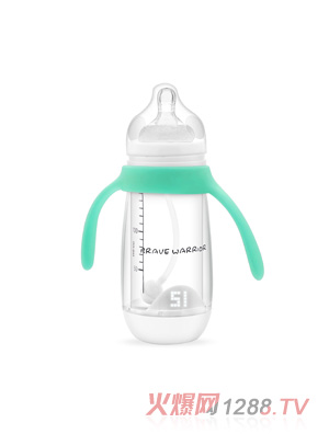 虎士智能溫顯奶瓶綠色