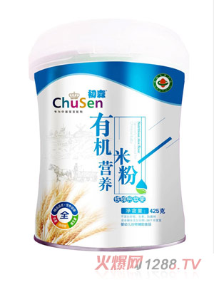 初森有機營養(yǎng)米粉-鐵鋅鈣蘋果