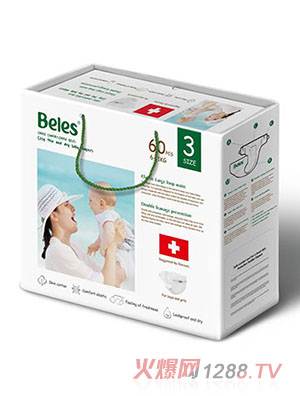 貝瑞舒紙尿片（60片）