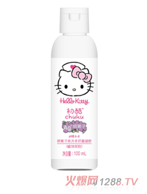 Hello Kitty初酷銀離子免洗手抗菌凝膠（植物萃?。?00ml