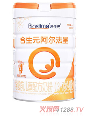 合生元阿爾法星學(xué)齡前兒童配方奶粉（3-7歲，4段）