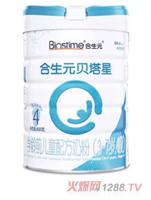 合生元貝塔星學(xué)齡前兒童配方奶粉（3-7歲，4段）