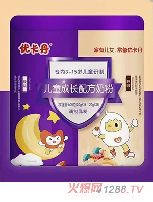 優(yōu)卡丹兒童成長(zhǎng)配方奶粉