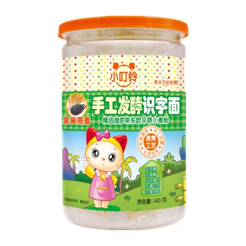 小叮鈴手工發(fā)酵識(shí)字面黑米燕麥
