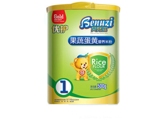 貝努滋果蔬蛋黃優(yōu)護營養(yǎng)米粉