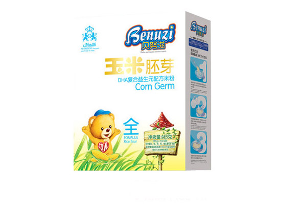 貝努滋DHA復(fù)合益生元玉米胚芽盒裝