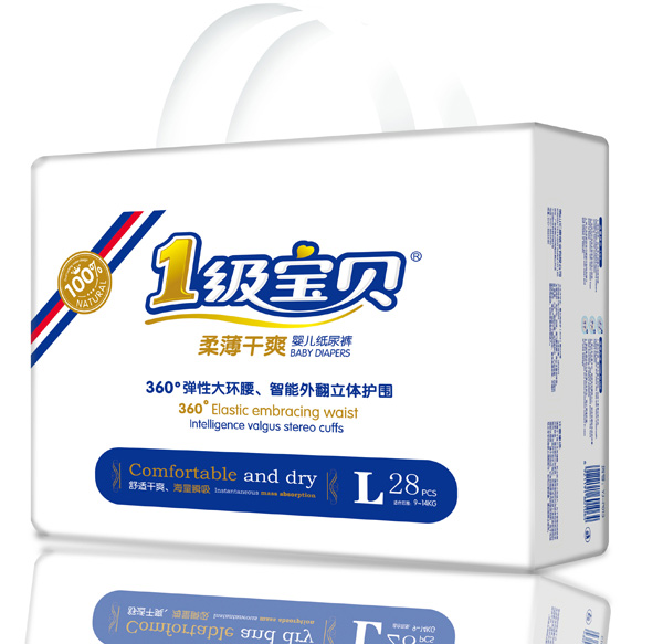 1級寶貝柔薄干爽紙尿褲L28