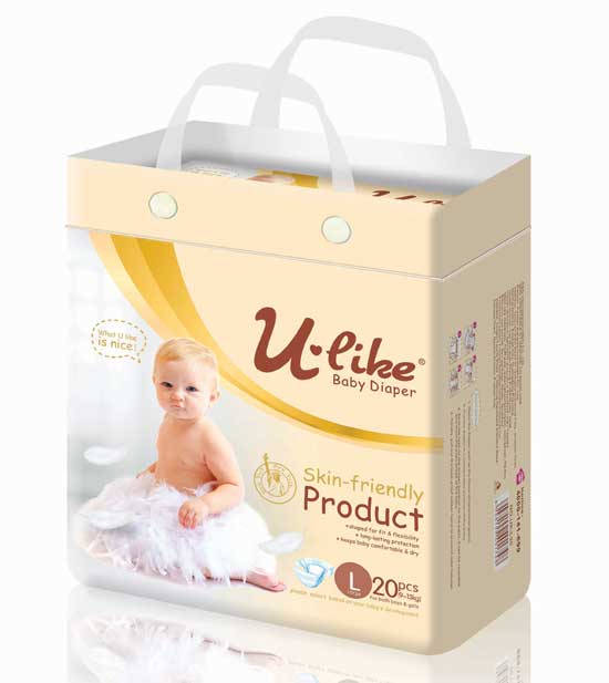 U-LIKE嬰兒紙尿褲L碼20片