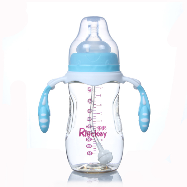樂(lè)起寬口PPSU奶瓶藍(lán)色