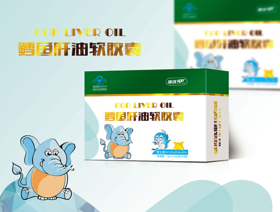 康琪100(小象)鱈魚(yú)肝油軟膠囊30粒