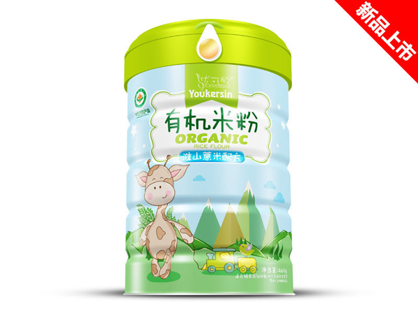 優(yōu)可欣鐵聽淮山薏米有機米粉聽裝