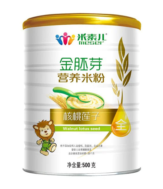 米素兒核桃蓮子金胚芽營(yíng)養(yǎng)米粉聽裝