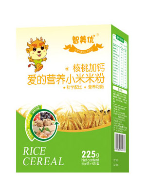 智美優(yōu)核桃加鈣愛的營養(yǎng)小米米粉
