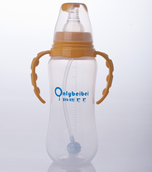 唯昵貝貝標口PP奶瓶240ml棕色