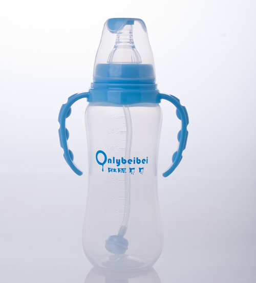 唯昵貝貝標口PP奶瓶300ml藍色