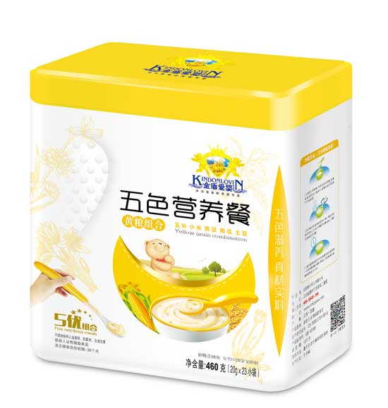 金盾愛嬰黃糧組合五色營養(yǎng)餐罐裝