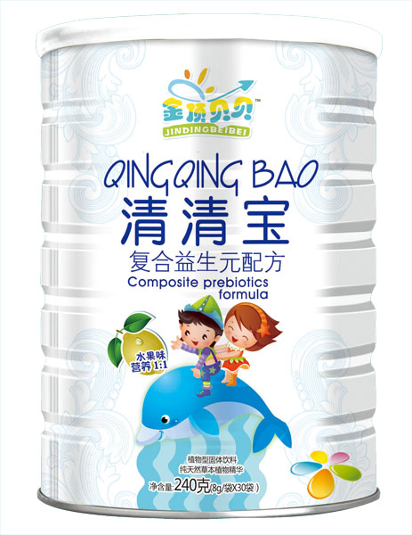 金頂貝貝復(fù)合益生元配方配方清清寶聽裝